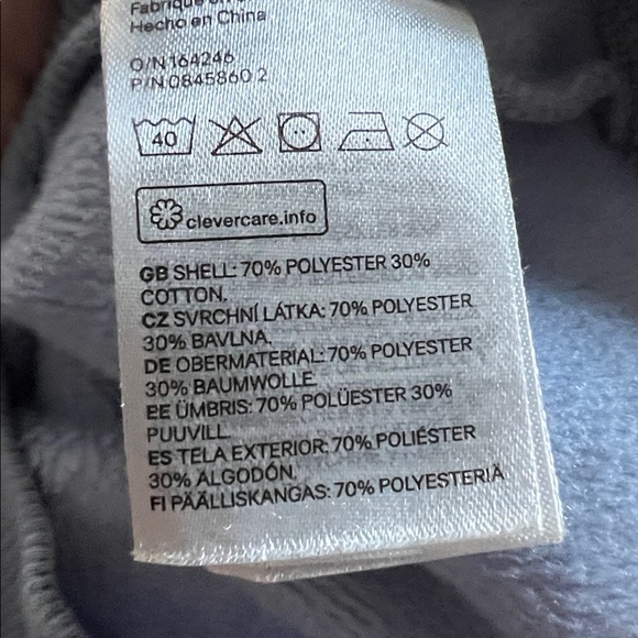 H&M Light Blue Polar Bear Sweatshirt and Pants Set 18M - Picture 7 of 7